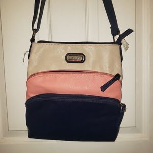 Navy crossbody bag...Van Heusen